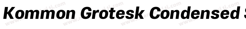 Kommon Grotesk Condensed SemiBold字体转换